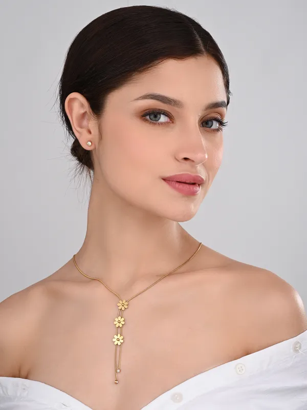 Gold_Plated_Floral_Cascade_Jewelry_Set