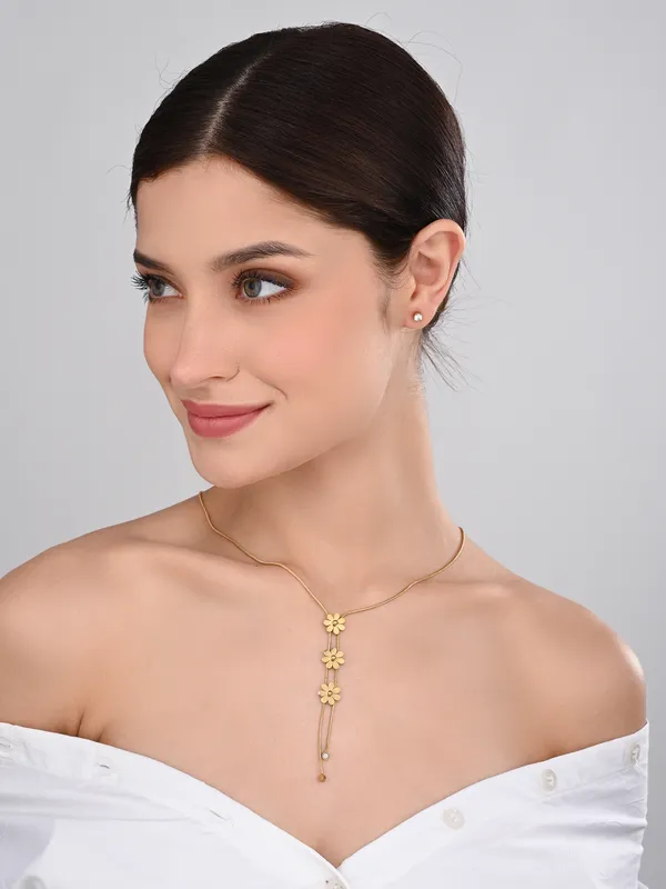 Gold_Plated_Floral_Cascade_Jewelry_Set