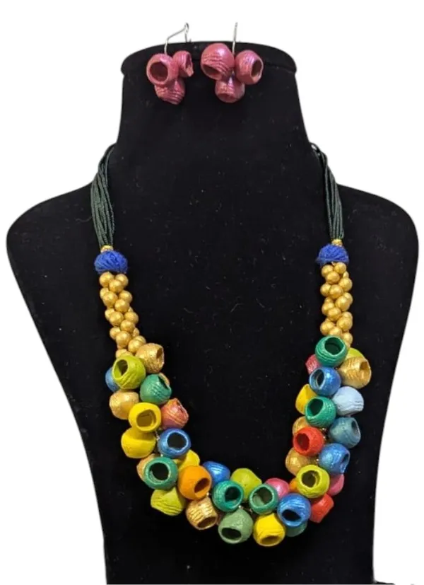 Radiant_Multicolor_Terracotta_Bead_Necklace_Set
