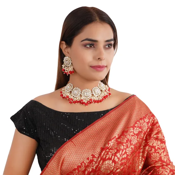 Red_Beads_Kundan_Jewelry_Set