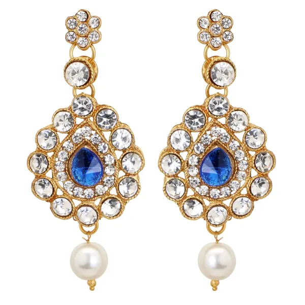 Blue_&_Gold_Plated_Jewelry_Set_For_Women