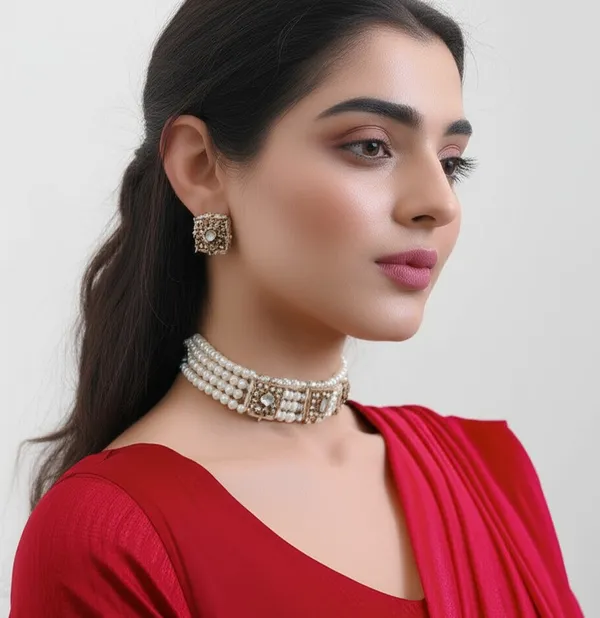 Exquisite_Pearl_and_Polki-Inspired_Necklace_Jewelry_Set