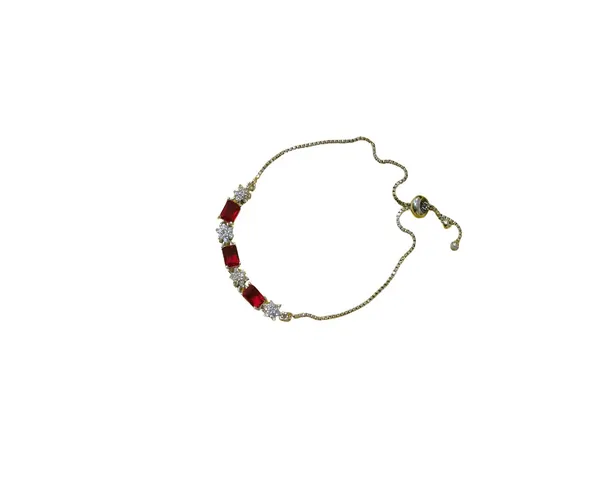 Scarlet_Sparkle"_Bolo_Bracelet"