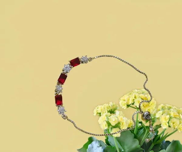 Scarlet_Sparkle"_Bolo_Bracelet"
