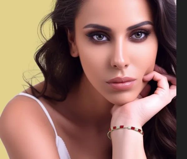 Scarlet_Sparkle"_Bolo_Bracelet"