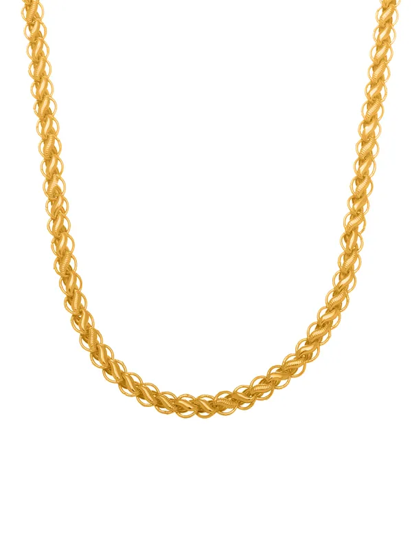 Sophisticated_Interwoven_Link_Chain_in_Gold_Finish