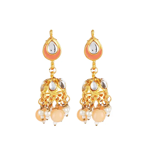Stunning_Indian_Bridal_Kundan_Set_with_Peach_Beads_and_Pearls