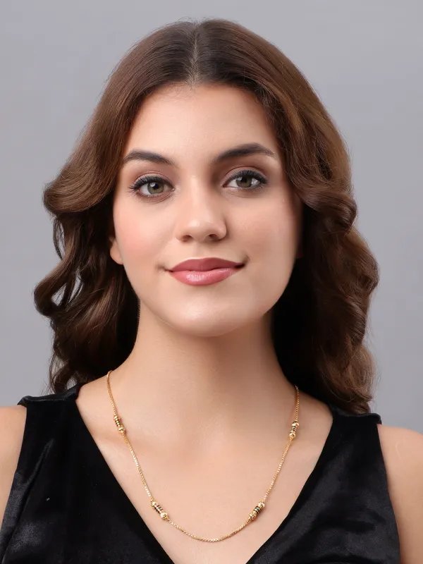 Stylish_Long_Necklace_with_Gold_and_Enamel_Barrel_Beads