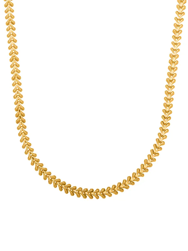Stylish_and_Durable_Gold_Plated_Herringbone_Necklace