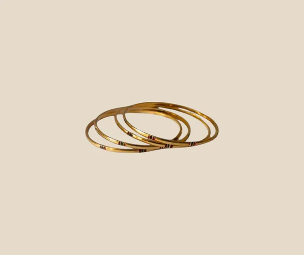 Delicate_Gold_Bangles_with_Enamel_-Set_of_4