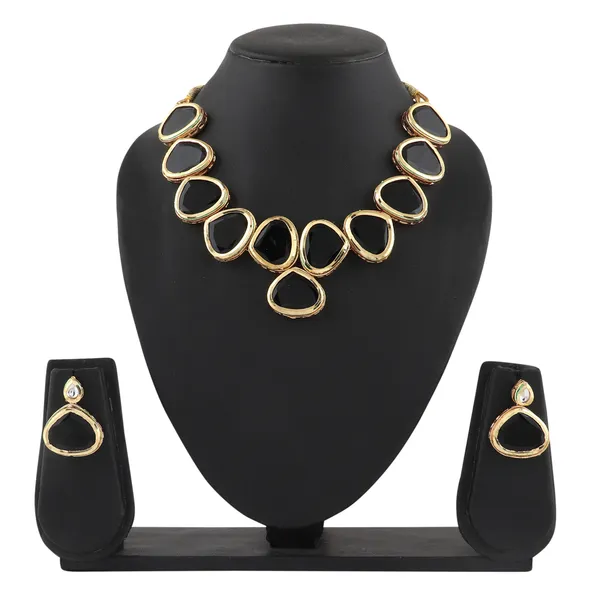 Indian_Gold_Plated_Black_Stone_Necklace_Jewelry_Set_With_Earrings_For_Women