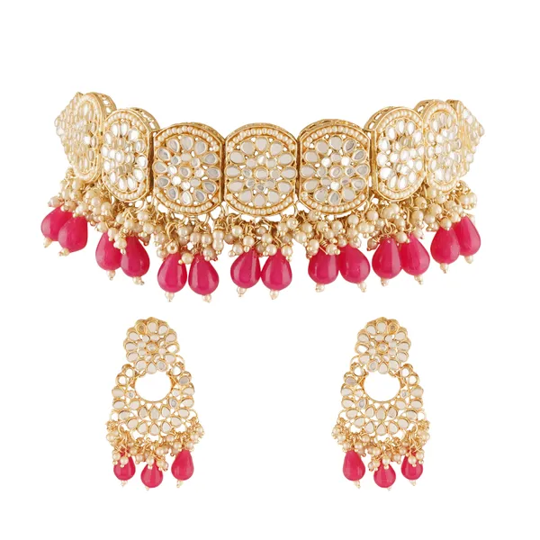 Traditional_Indian_Polki_Mirror_Choker_with_Kundan_and_Ruby_Drops