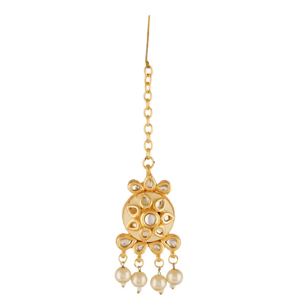 Traditional_Kundan_Polki_&_Pearl_Choker_Necklace_Jewelry_Set_with_Maang_Tikka_and_Dangling_Earrings