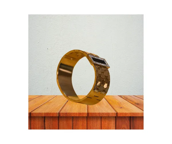 Gold_Toned_HoneyComb_Cuff_Bracelet