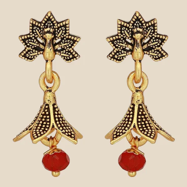 Gold_Plated_Antique_Indian_Drop_Fashion_Earring_Jhumka_For_Women
