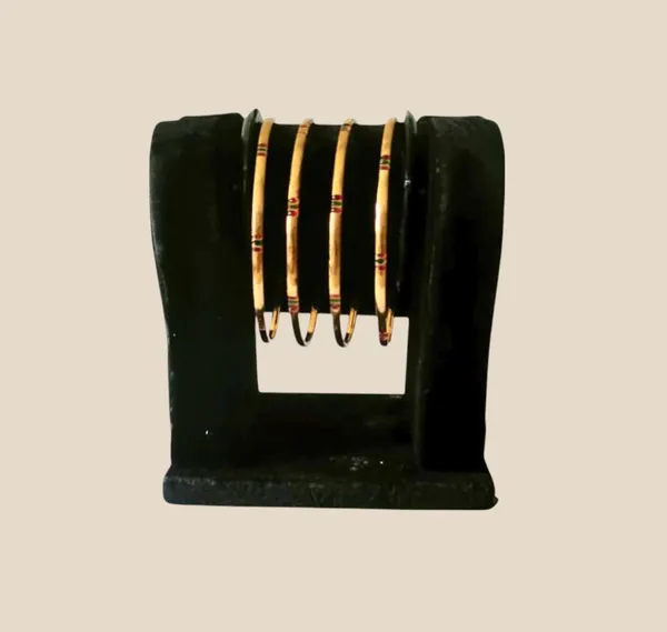 Delicate_Gold__Plated_Sleek_Bangles_-Set_of_4