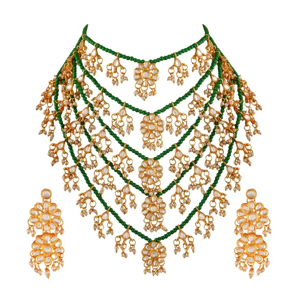 Green_Color_Designer_Gold_Plated_Rani_Haar_Kundan_Jewelry_Set_For_Women