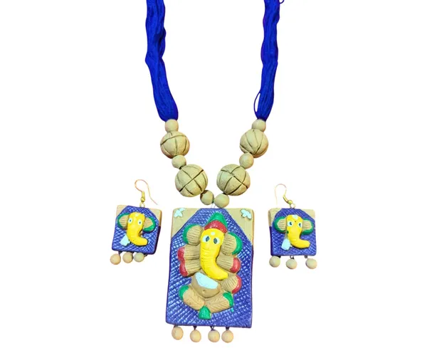 Handcrafted_Terracotta_Ganesha_&_Elephant_Jewelry_Set