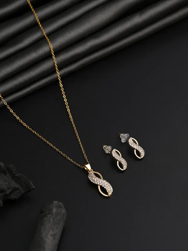 Gold_Plated_Sparkling_Infinity_Knot_Jewelry_Set.