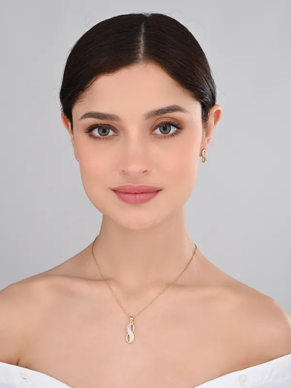 Gold_Plated_Sparkling_Infinity_Knot_Jewelry_Set.