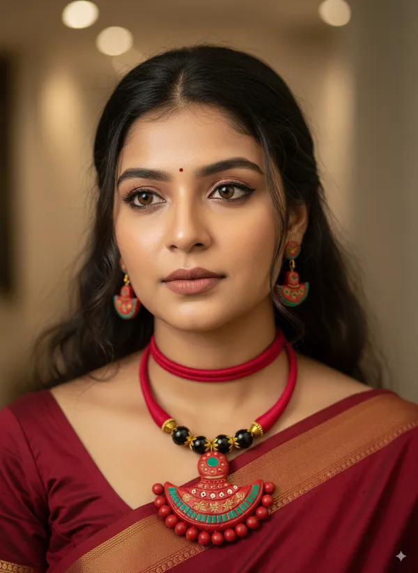 Artisan_Red_Terracotta_Jewelry_Set