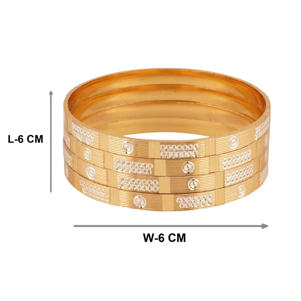 Set_Of_4_Gold_Plated_Traditional_Stone_Bangles_/Kada_For_Women