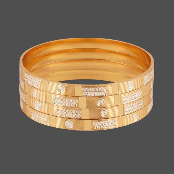 Set_Of_4_Gold_Plated_Traditional_Stone_Bangles_/Kada_For_Women