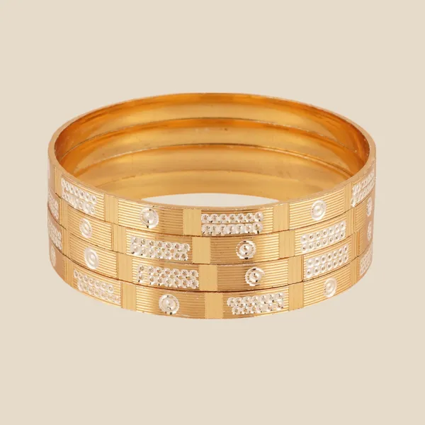 Set_Of_4_Gold_Plated_Traditional_Stone_Bangles_/Kada_For_Women
