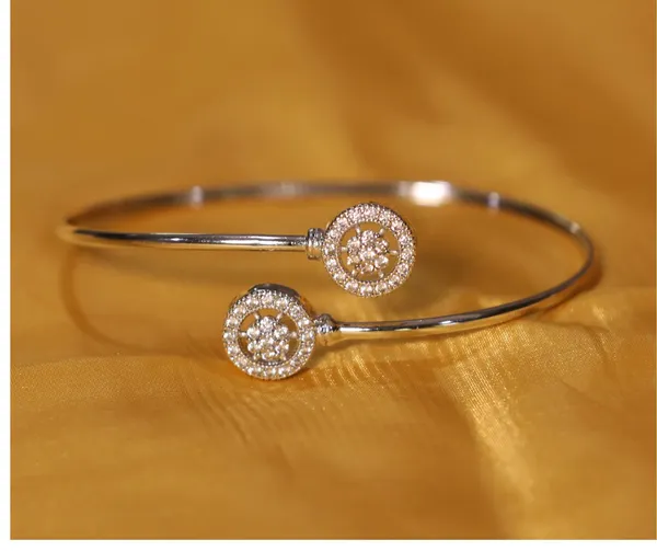 Celestial_Spark_Silver_Plated_Cuff_Bracelet_For_Women_/_Girls