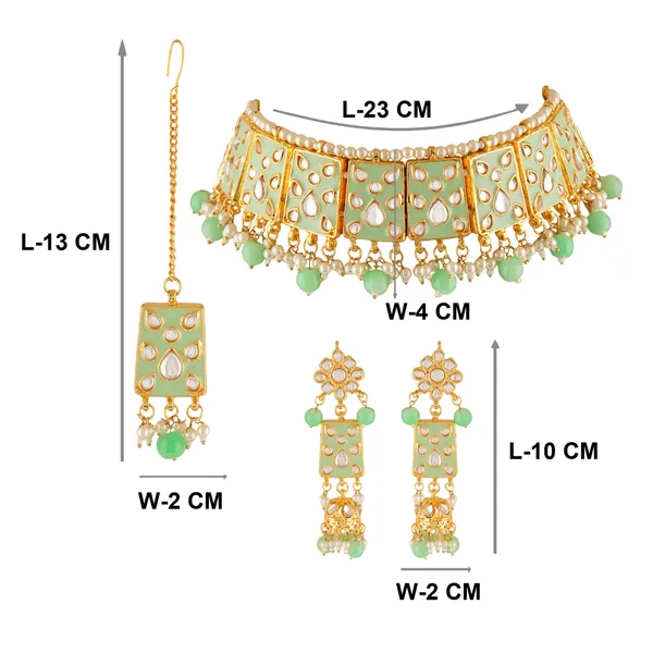 Gold_Plated_Traditional_Fashion_Jewelry_Designer_Necklace__Tikka_Set_For_Women