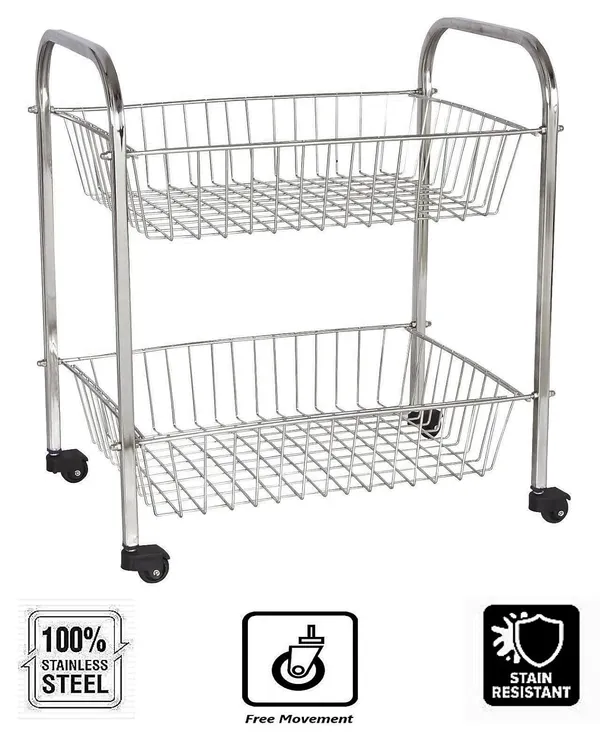 Stainless_Kitchen_Trolley_(19_*_18_*_12_Big_Vegetable_Fruit_Trolley_2_Baskets_With_Wheels)