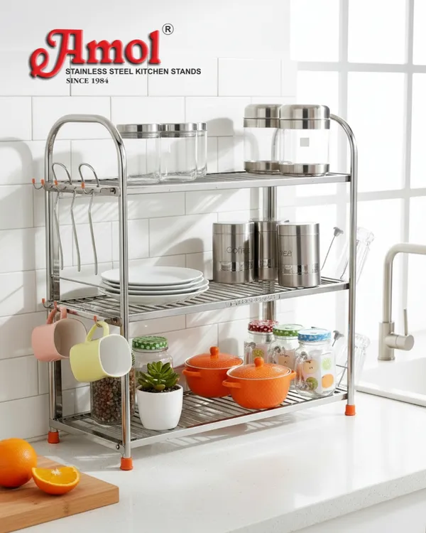 Stainless_Steel_Shelves_Rack_|_Container_Stand_|_Glass_Holder_|_Wall_Mount_Stand_|_Wall_Hanging_|_Kitchen_Organizer_Stand_|_Spoon_Holder_|_25_X_24_Inch_Medium_Size
