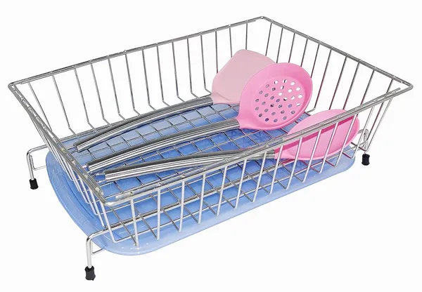 Amol®_Stainless_Steel_Kitchen_Basket_With_Drain_Tray_|_Dish_Drainer_Basket_For_Utensils_|_Drying_Rack_For_Kitchen_Platform_|_Rust-Proof_Utensil_Stand_&_Storage_Organizer_(Made_In_India)_38_X_26_X_8_Cm