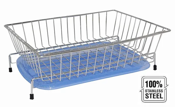 Amol®_Stainless_Steel_Kitchen_Basket_With_Drain_Tray_|_Dish_Drainer_Basket_For_Utensils_|_Drying_Rack_For_Kitchen_Platform_|_Rust-Proof_Utensil_Stand_&_Storage_Organizer_(Made_In_India)_38_X_26_X_8_Cm