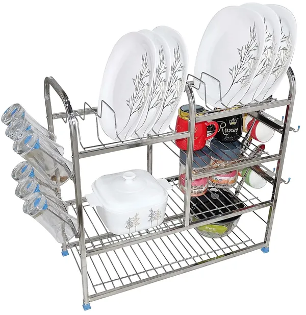 Pure_Stainless_Steel_Dish_|_Cutlery_|_Glasses_|_Wall_mount|_Plate_|_Organizer_Utensil_Kitchen_Rack_25.4D_X_61W_X_61H_Cm