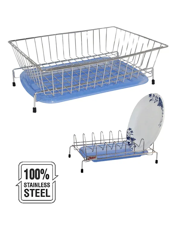 Stainless_Steel_Drain_Basket_with_Dish_Drainer