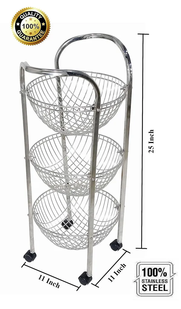 Stainless_Steel_Basket_|_Onion_|_Potato_|_Grocery_|_Fruit_Trolley_|_3_Basket_Stainless_Steel_Kitchen_Trolley_27.9D_X_27.9W_X_63.5H_Cm