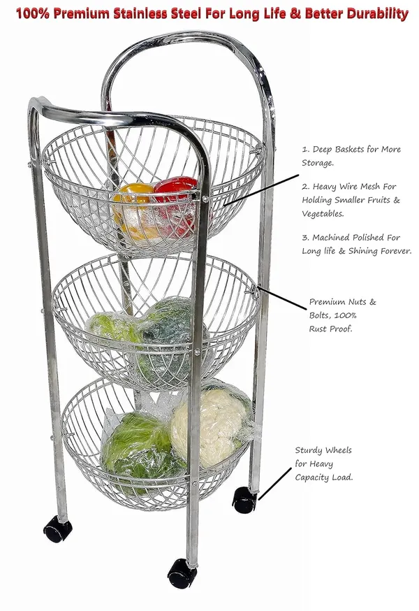 Stainless_Steel_Basket_|_Onion_|_Potato_|_Grocery_|_Fruit_Trolley_|_3_Basket_Stainless_Steel_Kitchen_Trolley_27.9D_X_27.9W_X_63.5H_Cm