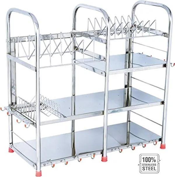 Stainless_Steel_Kitchen_Dish_Rack_|_Vessels_Stand_|_Utensils_Holder_|_Table_Top_|_Wall_Mount_Stand_|_Kitchen_Organizer_|_Steel_Kitchen_Rack_|_24_X_24_Medium_Size