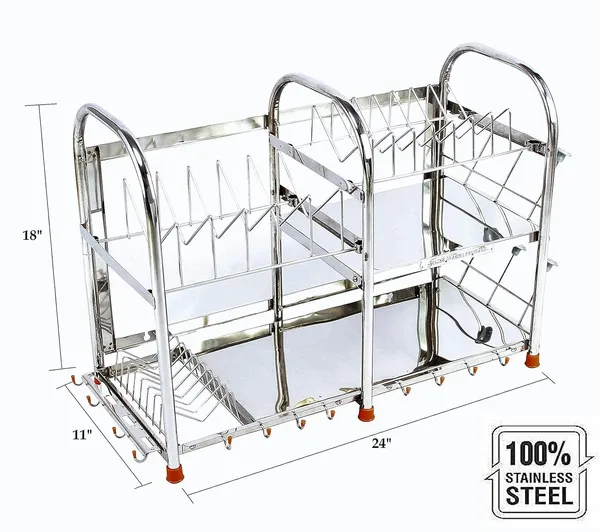 Stainless_Steel_Dish_Rack_|_Utensils_Stand_|_Wall_Mount_Rack_|_Table_Top_Stand_|_Kitchen_Organizer_|_18_X_24_Inch_Medium_Size_|_Kitchen_Rack