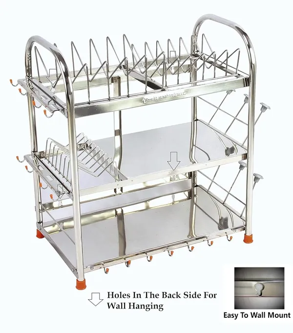 Amol®_Premium_3-Tier_Stainless_Steel_Kitchen_Rack_–_Wall_Mount_Utensils_Organizer_with_Glass_&_Spoon_Holders_|_Rust_Proof_Over-the-Sink_Dish_Drainer_&_Space_Saving_Countertop_Stand_for_Indian_Kitchens