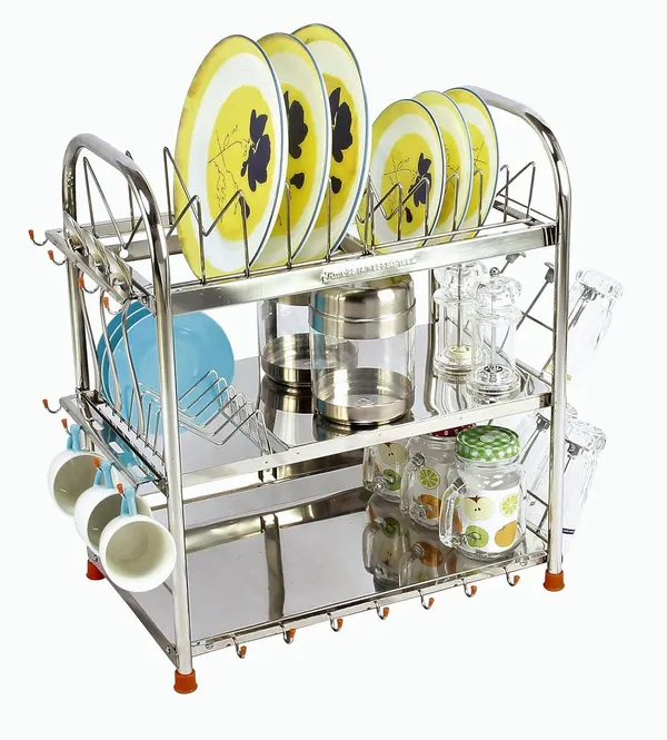 Amol®_Premium_3-Tier_Stainless_Steel_Kitchen_Rack_–_Wall_Mount_Utensils_Organizer_with_Glass_&_Spoon_Holders_|_Rust_Proof_Over-the-Sink_Dish_Drainer_&_Space_Saving_Countertop_Stand_for_Indian_Kitchens