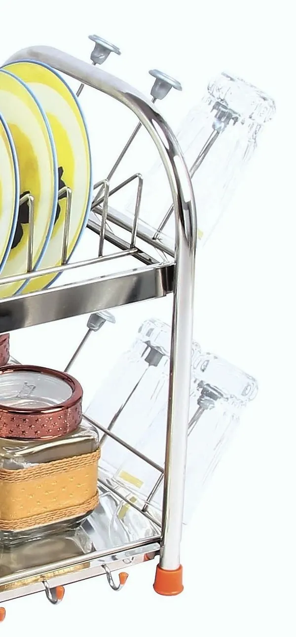Amol®_Stainless_Steel_Dish_Rack_15_x_18_x_11_in_—_Kitchen_Stand_&_Organizer_Rack_|_Plate,_Cutlery_&_Utensil_Holder