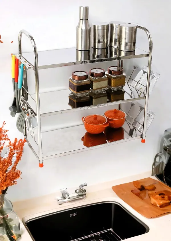 Amol®_Stainless_Steel_Utensils_Rack_|_Wall_Mount_Stand_|_Kitchen_Shelves_|_Multipurpose_Stand_|_Vessels_Kitchen_Rack_25_X_24_Inch_Medium_Size