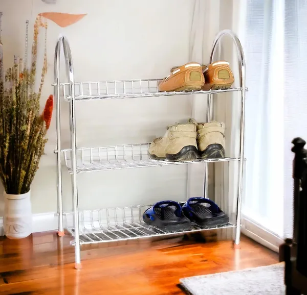 Stainless_Steel_Shoe_Rack_For_Home_|_3-Tier_Rustproof_Shoe_Stand_Organizer_|_Space-Saving,_Durable_&_Easy_To_Assemble_Shoe_Shelf_For_Entryway,_Balcony_&_Indoor_Use_25.4D_X_50.8W_X_63.5H_Cm