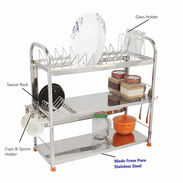 Stainless_Steel_Dish_Rack/Utensils_Stand/Vessels_Rack/Bartan_Stand/Crockery_Rack/Kitchen_Organizer_22.9D_X_55.9W_X_55.9H_Cm