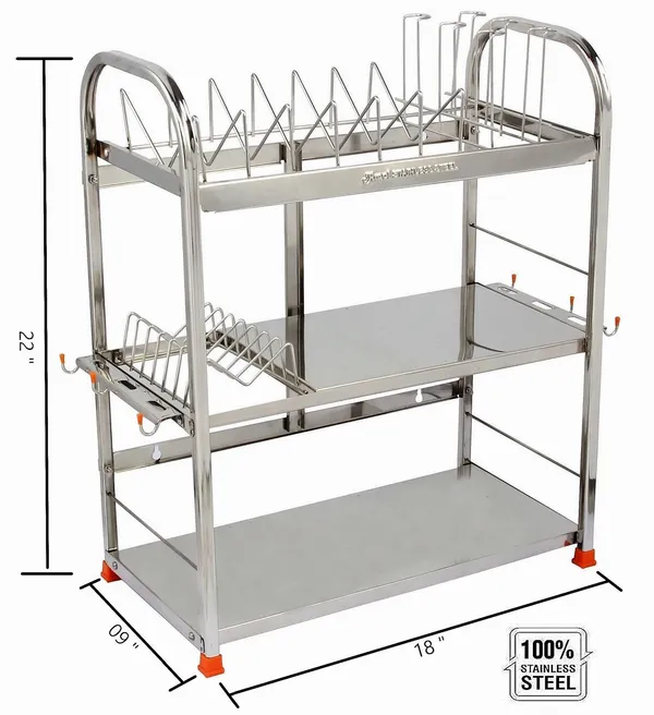 Stainless_Steel_Dish_Rack_|_Kitchen_Organizer_|_Wall_Mount_Rack_|_Utensils_Organizer_|_22_X_18_Inch_Medium