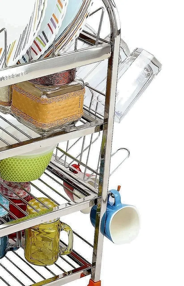 Stainless_Steel_Dish_Rack/Utensils_Rack/Wall_Mount/Bartan_Stand/Medium_Size_With_Glass_Holder_And_Rolling_Pin_Holder_22.9D_X_45.7W_X_61H_Cm
