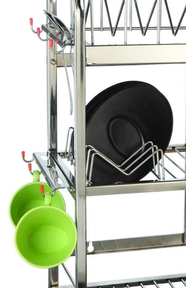 Amol®_Multipurpose_Stainless_Steel_Kitchen_Rack_–_3-Tier_Dish_Drying_Stand,_Wall_Mount_Bartan_Organizer,_Pathre_&_Utensils_Rack_for_Modular_Kitchens_|_Dish_Drainer,_Tumbler_Stand,_Pathiram_Holder,_Platform_or_Wall_Use