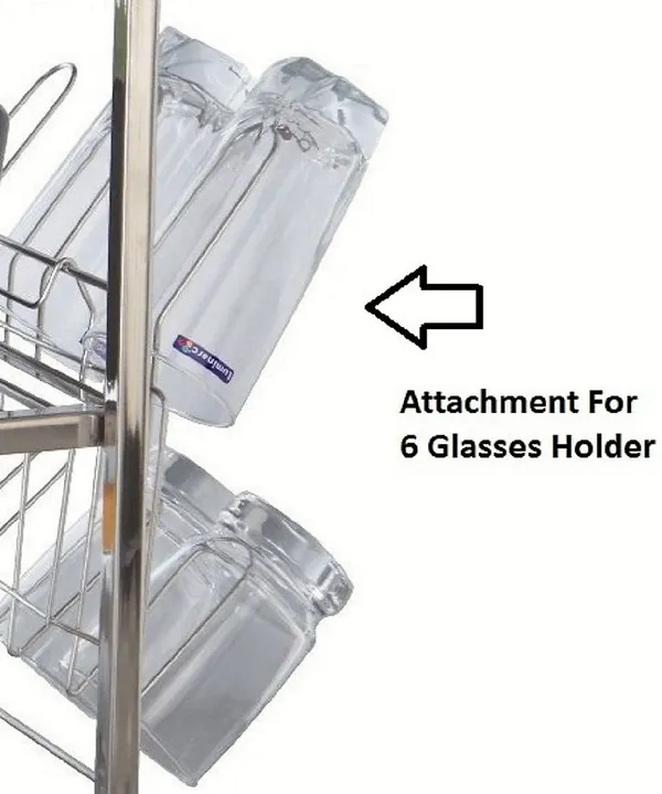 Stainless_Steel_Dish_Rack_|_3-Tier_Kitchen_Utensil_Stand_With_Glass_Holder_For_6_Glasses_|_Wall_Mount_&_Countertop_Organizer_For_Plates,_Bowls_&_Cutlery_|_Rust-Proof,_15_X_18_X_9_Inches